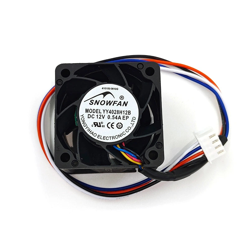 YY4028H12B 12V 0.54A 40mm Cooling Fan for Iceriver PSU Replacement
